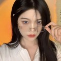金边无框眼镜